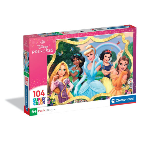 PUZZLE 104 ELEMENTY PRINCESS KSIĘŻNICZKI DISNEY