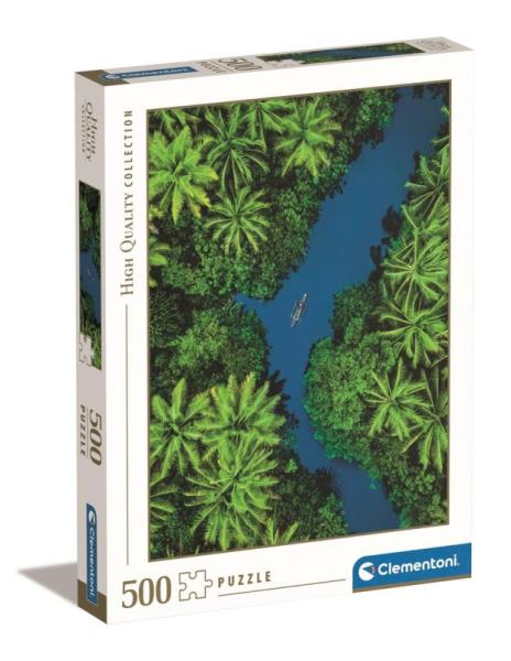 PUZZLE 500 ELEMENTÓW HQC TROPICAL AERIAL VIEW RZEKA W DŻUNGLI