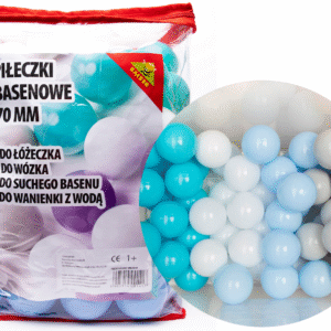 Piłeczki Basenowe 70mm - 90 szt. do suchego basenu Produkt Polski