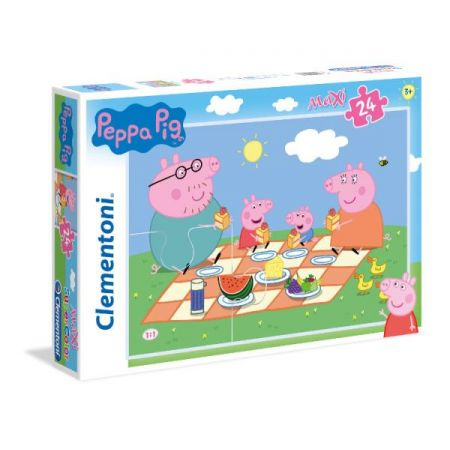 Puzzle dla dzieci 24 elementy  MAXI Świnka Peppa Pig