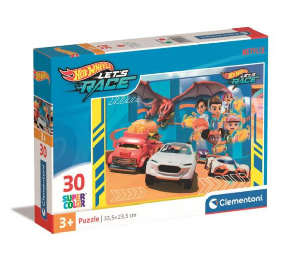 Puzzle 30 elementów  HOTWHEELS Clementoni
