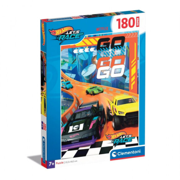 PUZZLE 180 ELEMENTÓW SUPER HOTWHEELS