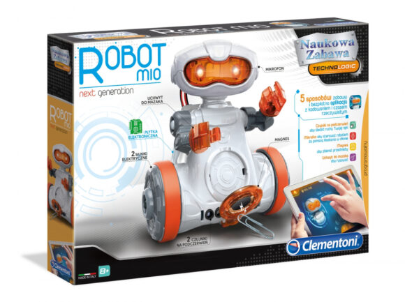 Robot zdalnie sterowany programowanie Robot Mio nowa generacja Clementoni