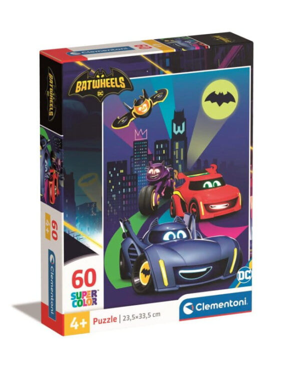 PUZZLE 60 ELEMENTÓW BATWHEELS