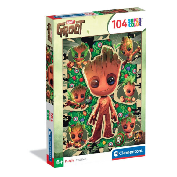Puzzle 104 elementy MARVEL GROOT I"M Jestem Groot Clementoni
