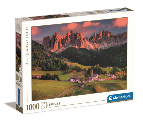 Puzzle 1000 elementów MAGICAL DOLOMITES Miasteczko w Górach