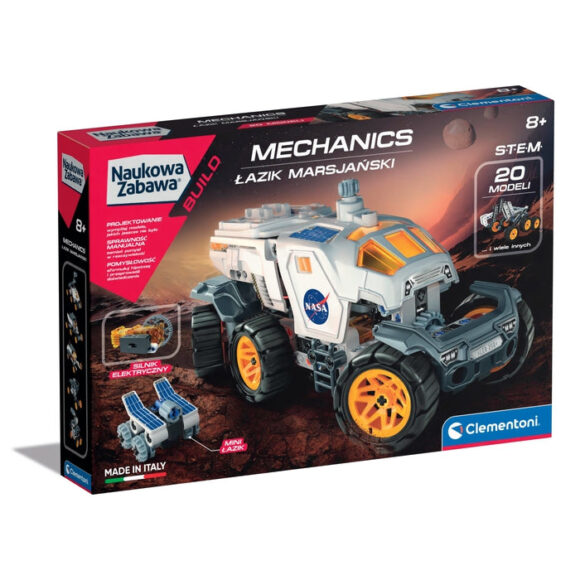 Model do Składania Łazik marsjański NASA Laboratorium mechaniki Clementoni