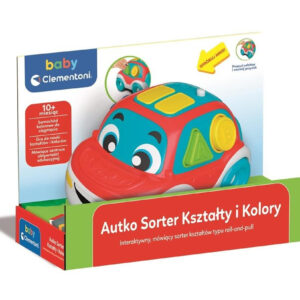 AUTKO SORTER DLA DZIECI KSZTAŁTY I KOLORY CLEMENTONI