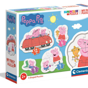 Puzzle  3-6-9-12 Moje pierwsze puzzle Clementoni Świnka Peppa Pig  4 w 1