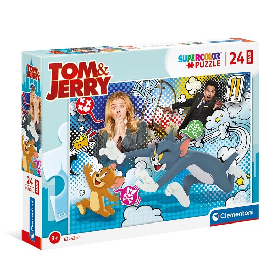 Puzzle dla dzieci 24 elementy Clementoni Maxi Tom i Jerry