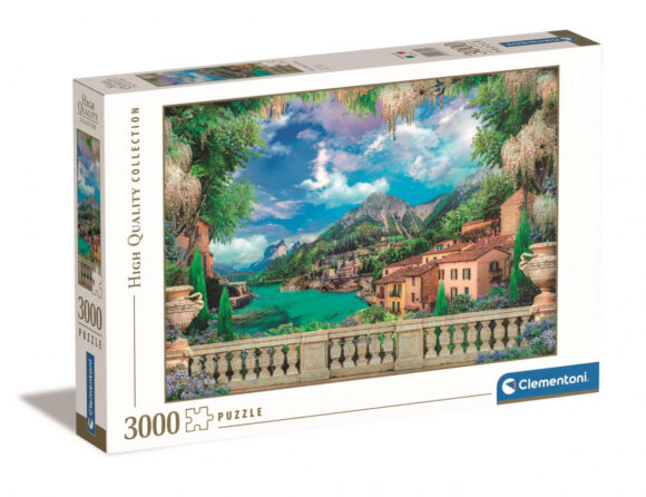 Puzzle 3000 elementy LUSH TERRACE ON LAKE Clementoni