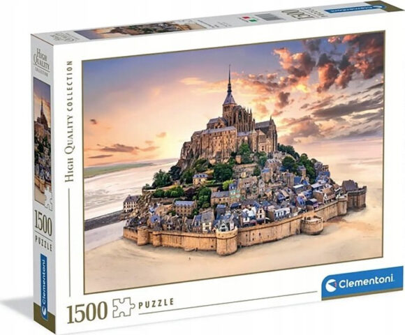 Puzzle 1500 elementów HQC THE MONT SAINT-MICHEL RISING Wzgórze Świętego Michała