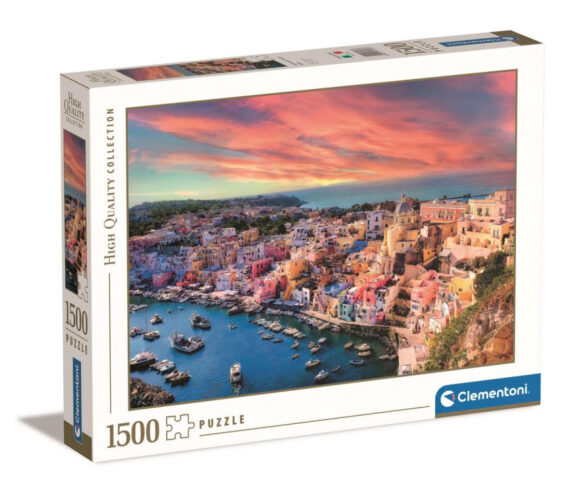 Puzzle 1500 elementów HQ PICTURESQUE  WYSPA PROCIDA