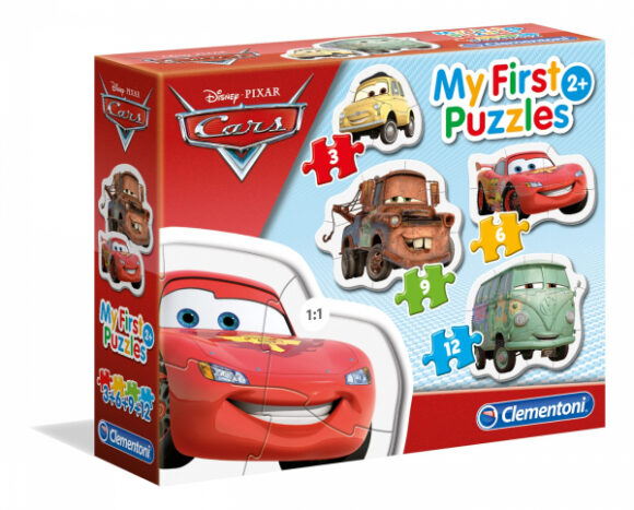 Puzzle dla dzieci 3-6-9-12 MOJE PIERWSZE PUZZLE CARS Auta Zygzak