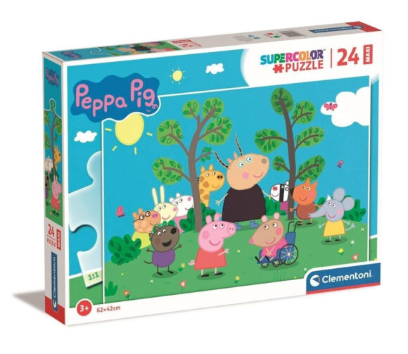 Puzzle 24 elementy Clementoni MAXI Świnka PEPPA PIG