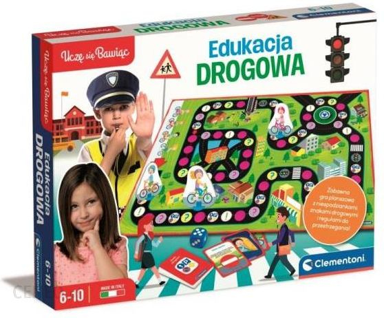 Zabawka edukacyjna dla dzieci EDUKACJA DROGOWA Clementoni