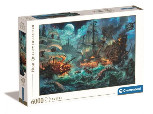 Puzzle 6000 elementów PIRATES BATTLE Bitwa Morska Piraci