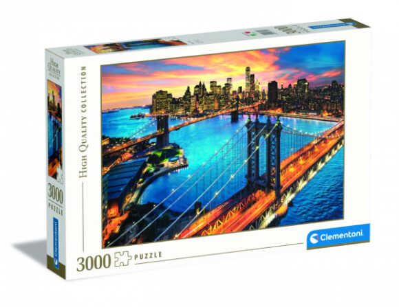 PUZZLE 3000 ELEMENTÓWCLEMENTONI  HQ NEW YORK NOWY JORK