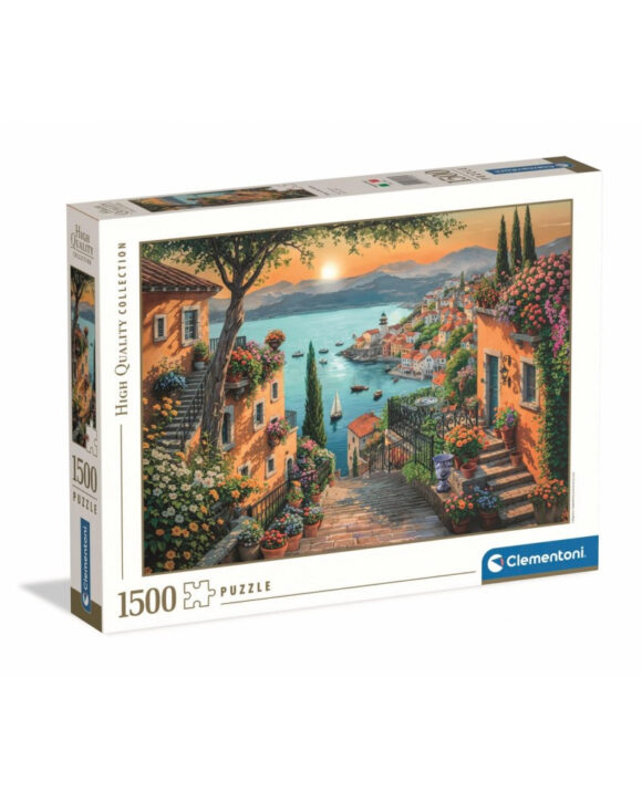 Puzzle 1500 elementów HQC STEPS TO THE HARBOR Clementoni