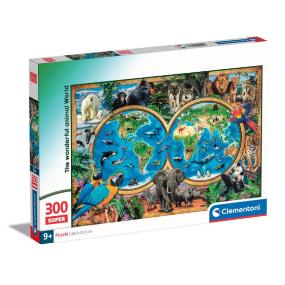Puzzle 300 elementów SUPER NOLI THE WONDERFUL ANIMAL WORLD