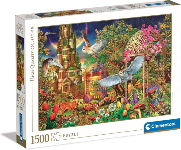 Puzzle 1500 EL BAJKOWY OGRÓD WOODLAND FANTASY GARDEN