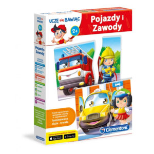 Gra edukacyjna układanka dla dzieci Pojazdy i zawody Clementoni