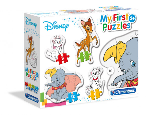 Puzzle 3-6-9-12  Clementoni Moje pierwsze puzzle Disney