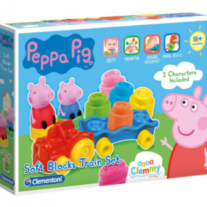 Zestaw miękkich klocków Clemmy Świnka Peppa Pig
