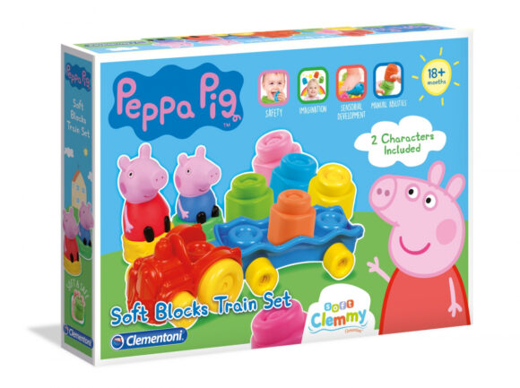 Zestaw miękkich klocków Clemmy Świnka Peppa Pig