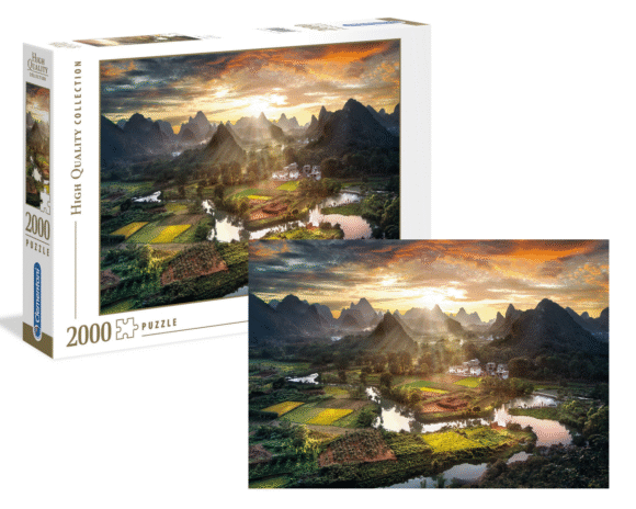 Puzzle 2000 elementów VIEW OF CHINA Krajobraz Chiny Clementoni