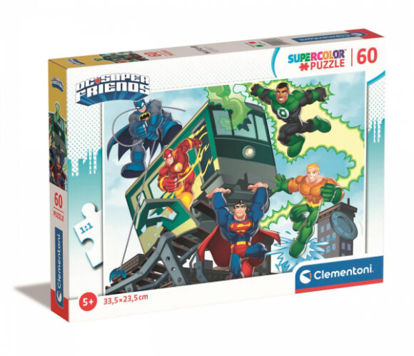 PUZZLE  60 ELEMENTÓW BOHATEROWIE DC SUPER FRIENDS