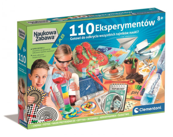 Naukowa Zabawa 110 Eksperymentów dla Dzieci Clementoni