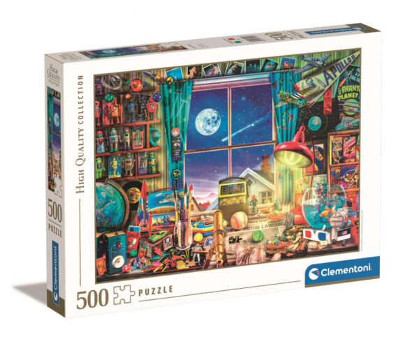 Puzzle 500 elementów HQ TO THE MOON Księżyc