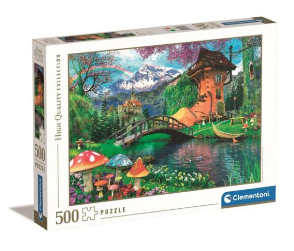 PUZZLE 500 ELEMENTÓW HQC THE OLD SHOE HOUSE BALKOWY DOM