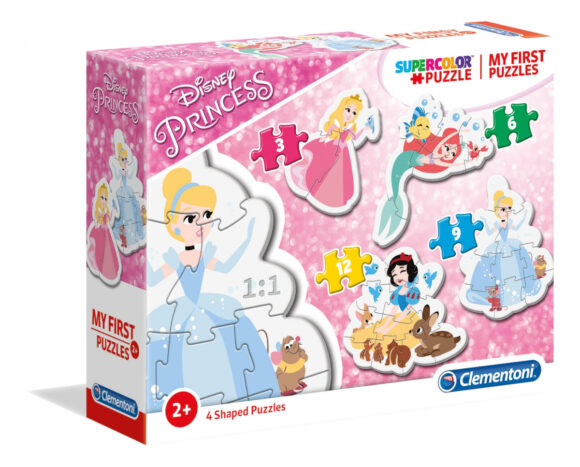 Puzzle 3-6-9-12 Moje pierwsze puzzle Bajkowe Księżniczki