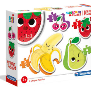 Puzzle dla dzieci 2-3-4-5 Moje pierwsze puzzle Owoce