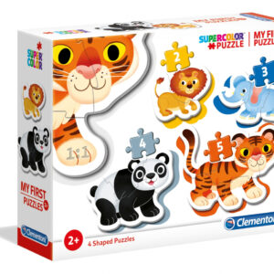 Puzzle 2-3-4-5 Moje pierwsze puzzle Dzikie zwierzęta