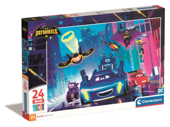 PUZZLE 24 ELEMENENTY MAXI BATWHEELS