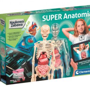 SUPER ANATOMIA DLA DZIECI NAUKOWA ZABAWA CLEMENTONI