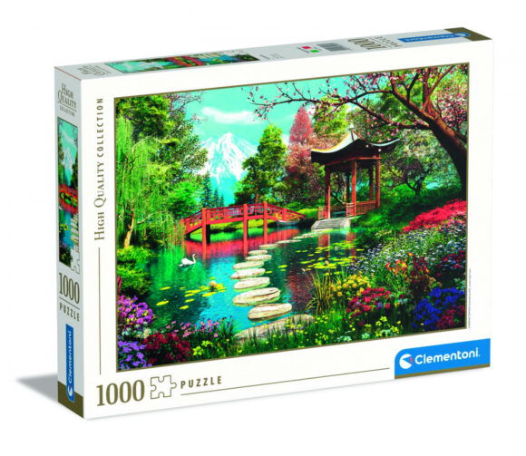 Puzzle1000 elementów Clementoni HQ Fuji garden Ogród