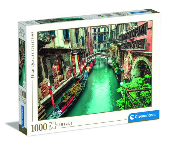 Puzzle 1000 elementów  Clementoni HQ Kanał w Wenecji