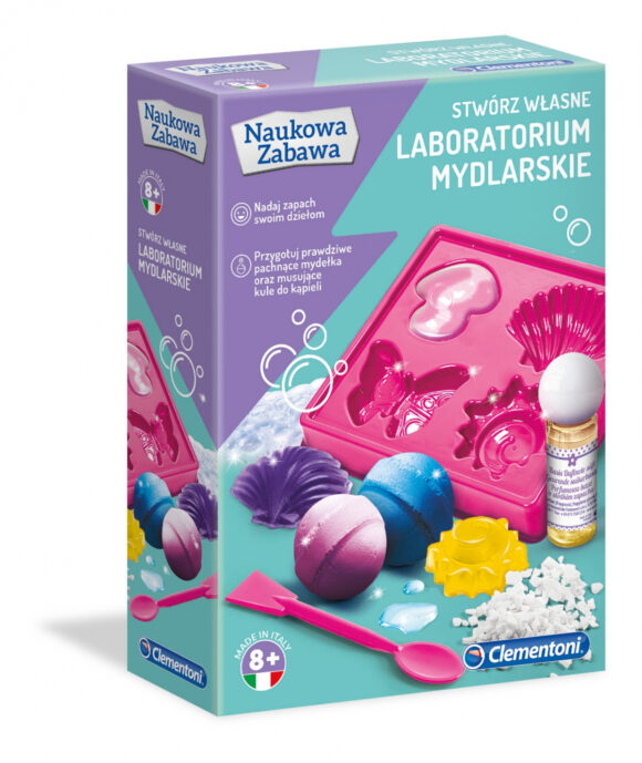 Mydełka do samodzielnego stworzenia dla dzieci Laboratorium mydlarskie