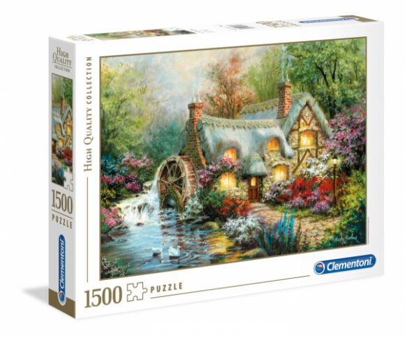 Puzzle 1500 elementów COUNTRY RETREAT Domek na Wsi