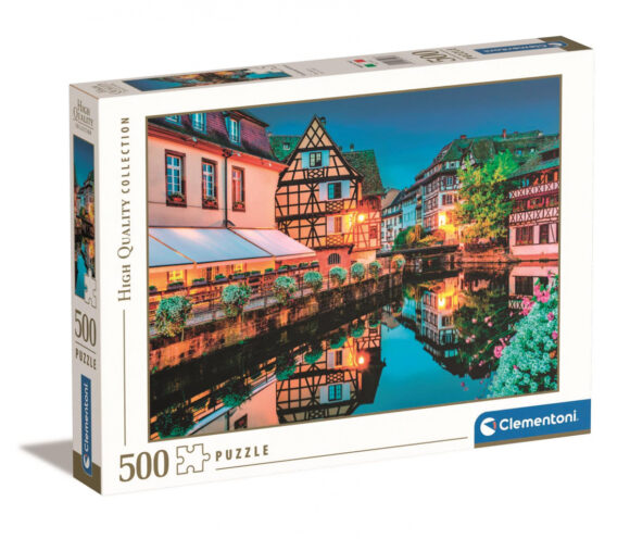 Puzzle 500 elementów Clementoni STRASBOURG OLD TOWN STARE MIASTO