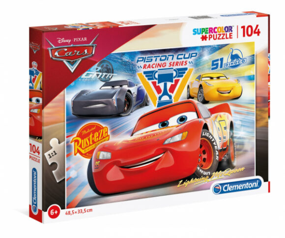 Puzzle 104  elementów CARS 3 Auta 3 Zygzak