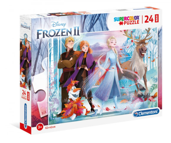 PUZZLE 24 ELEMENTY MAXI FROZEN KRAINA LODU