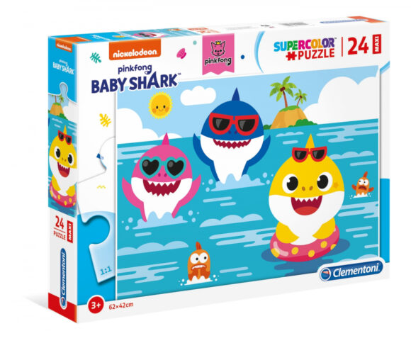 Puzzle 24 elementy MAXI  Baby Shark