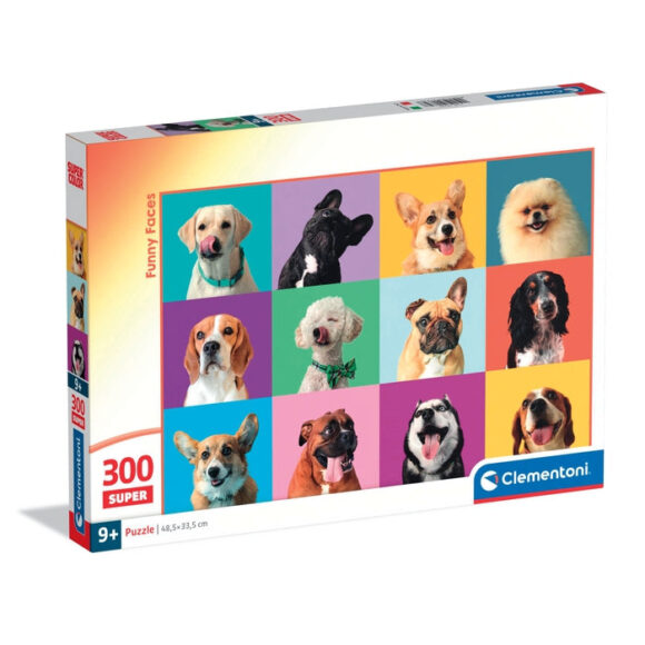 Puzzle 300 elementów FUNNY FACES Clementoni