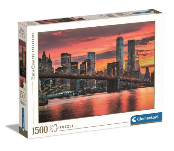 Puzzle 1500 EL EAST RIVER AT DUSK Most