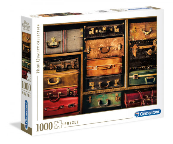 Puzzle 1000 elementów Clementoni HQ Travel Walicki Torby podróż